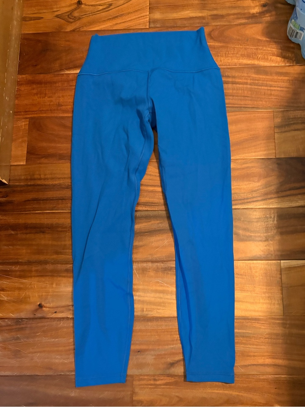 CRZ YOGA Butterluxe Blue High Waisted Leggings Medium 28” (1340) nwt